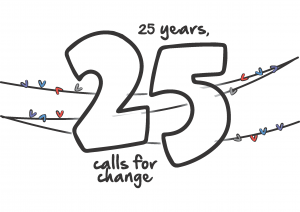 25 calls banner icon