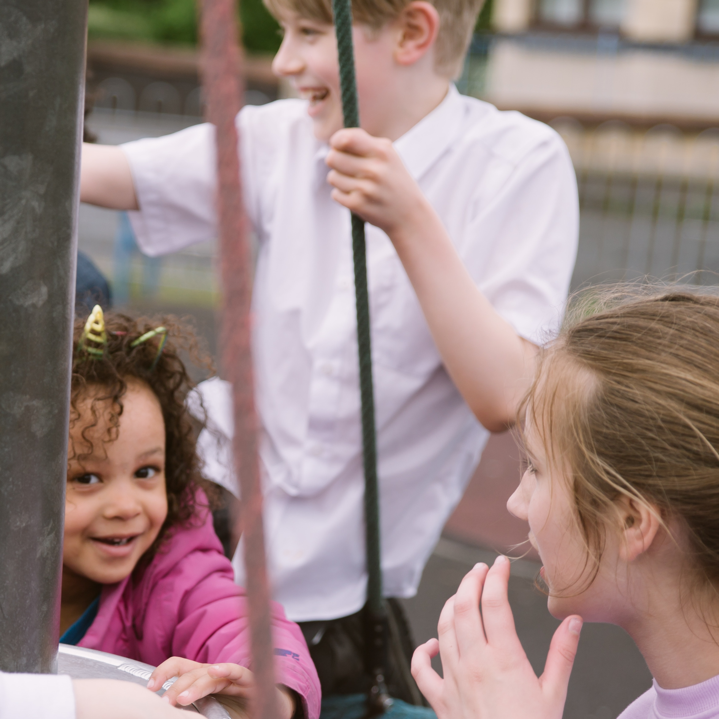 children-on-swing