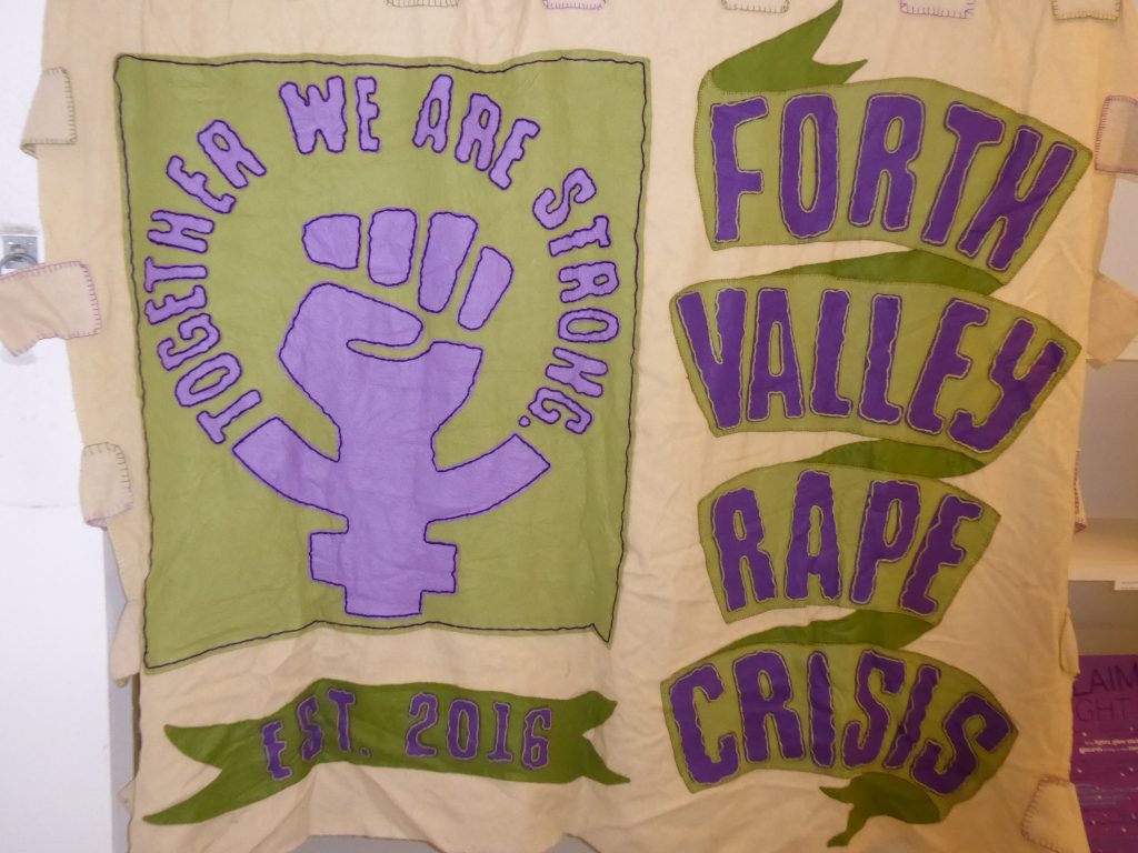 Protest art - Forth Valley Rape Crisis