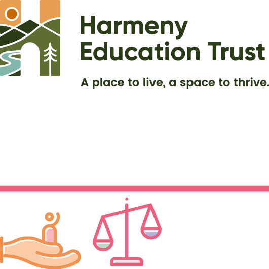 Harmeny's Logo. Themes: ASN, Poverty