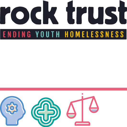 Logo: Rock Trust Themes: Behaviours, Health, Poverty