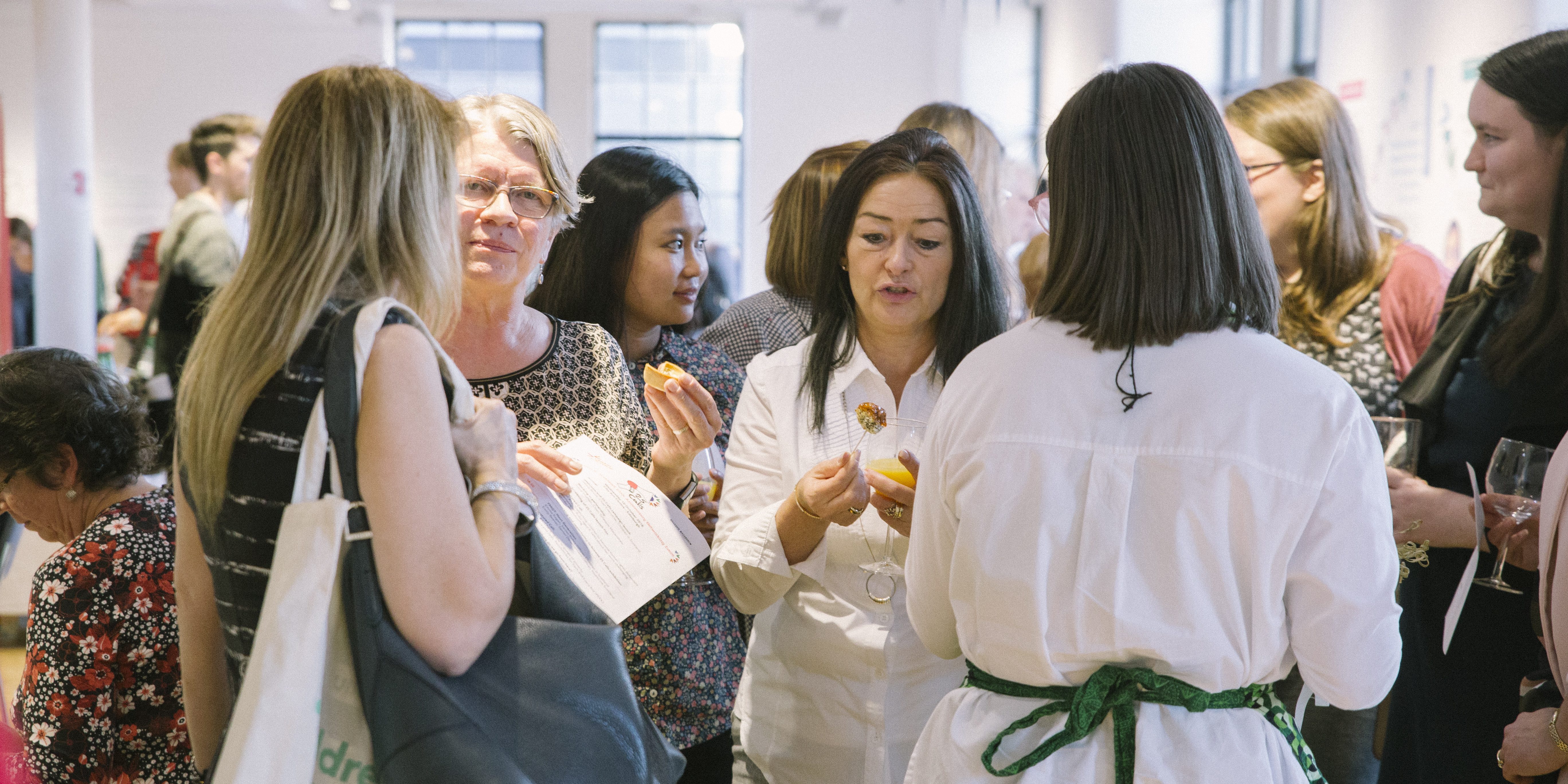 Members mingling at an event